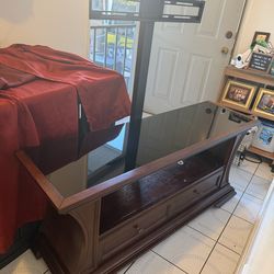 TV stand with the drawer at the bottom