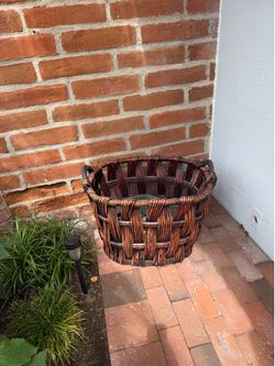 Large Woven Decorative Basket