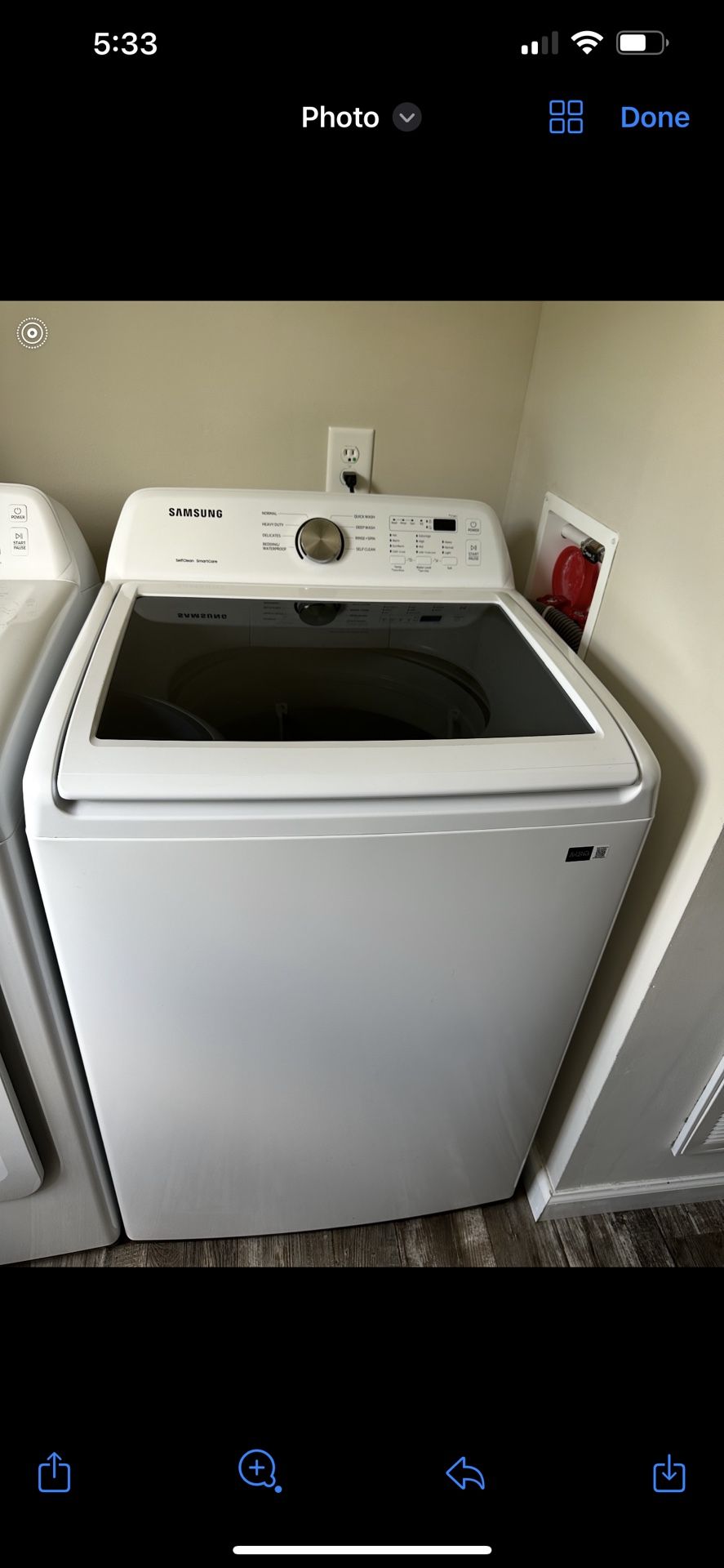 Washer And Dryer Samsung