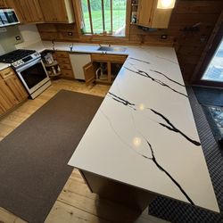 Installation Countertop (Granite, Quartz, etc) No corian 