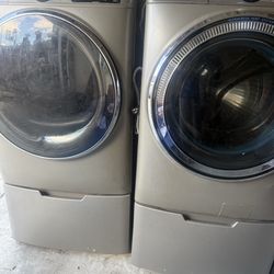 Washer and dryer double load
