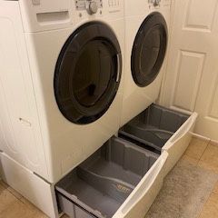 Washer And Dryer Pedestals - Originally $279.00 Each - $75.00 Each      27 Inches Wide
