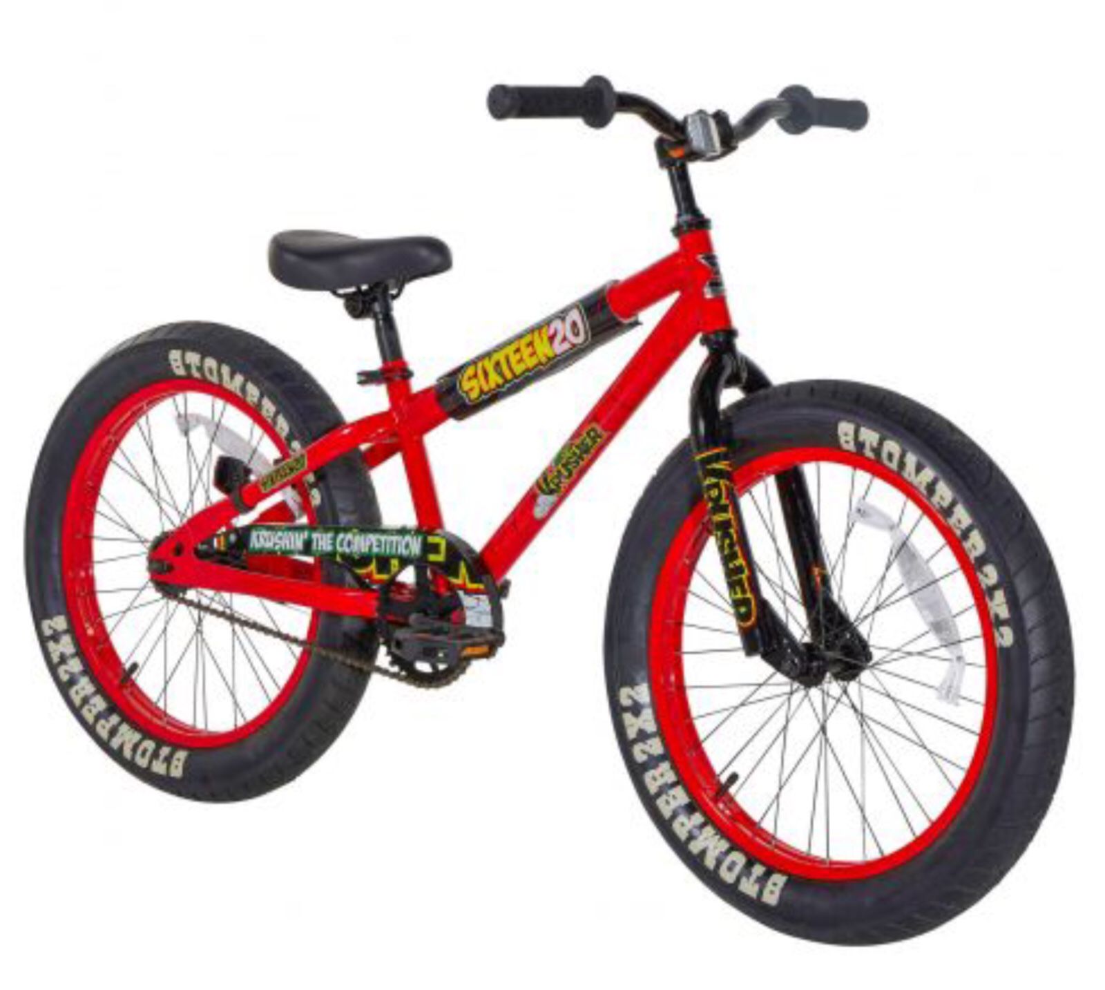 New 20” Krusher Sixteen20 Fat Tire BMX Bike. Stomper 2x2.