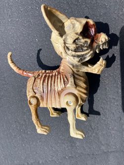 Pan Asian Creations Limited Skeleton Barking Chihuahua Dog - Works! 7.5"