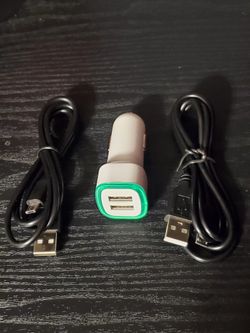 Micro Usb Cables With Dual Led Car Charger
