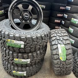 285/70/17 MUD TERRAIN LLANTAS NUEVAS Y RINES NUEVOS 6X139.7