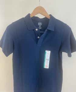 Boys Lg Polo Uniform Short Sleeve Shirt 
