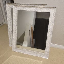 mother of pearl pattern mirror 27" 33"