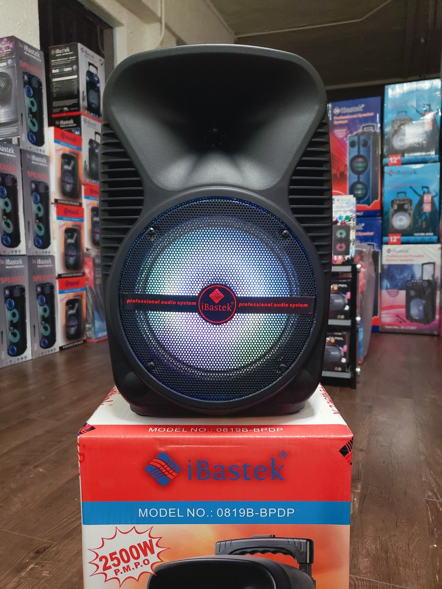 Bosina Nueva Bluetooth On SPECIAL !!! LED Lights 2500w Karaoke !!! Rechargeable 🔋 +++ Usb / Aux / Micro SD Card