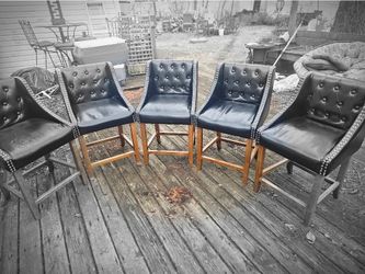 Five beautiful high top chairs