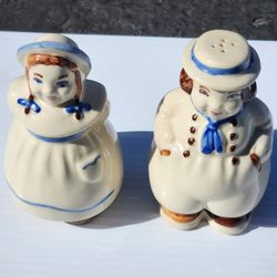 Antique Salt And Pepper Shakers $60