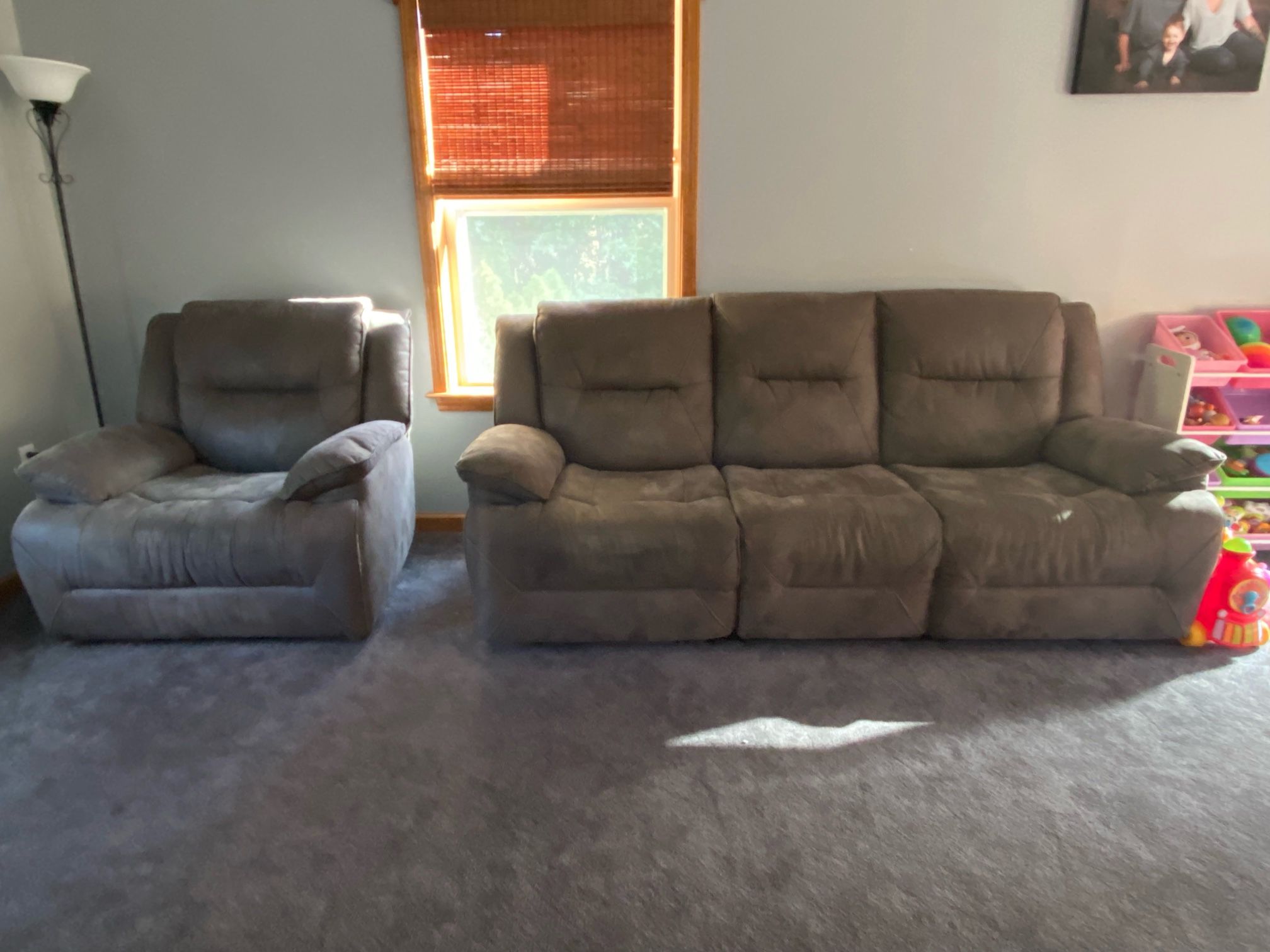 Reclining Sofa And Chair 
