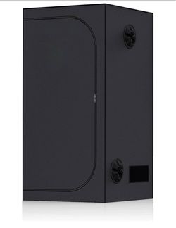Black Indoor Grow Tent with Ventilation Ports (36 x 36 x 72)
