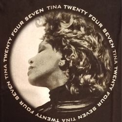 Tina Turner Authentic Vintage Concert Shirt 24/7 Tour