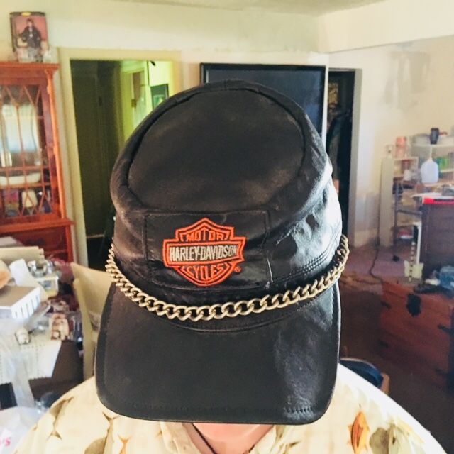 Harley Davidson civil war styled leather Hat
