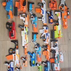 Nerf Gun Lot For Sale / A Bunch Of Nerf Guns 