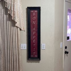 Large Bon Appetit Wall Art