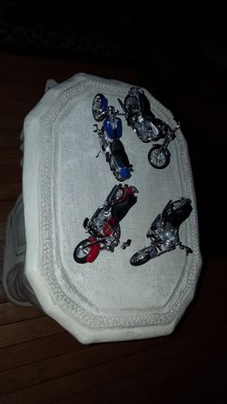 four bike collectibles motor bike replica