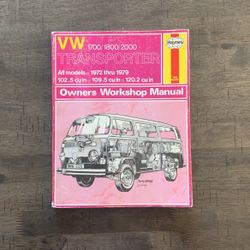 Haynes VW Bus Owners Workshop Manual
