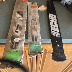 Chainsaw Bars, Brand New