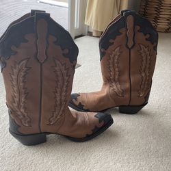 Nocona Womens Boots 6.5 Wide Calf Medium Height