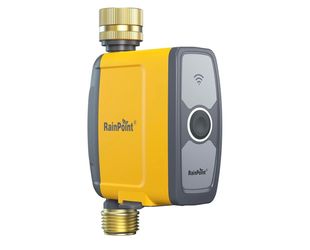 RAINPOINT WiFi Water Timer, Smart Sprinkler System Valve With APP & Voice Control, Weather-Based Automatic Rain Delay, Brass Inlet & Outlet (No WiFi H