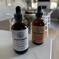 Lions Mane And Cordyceps Tintures 