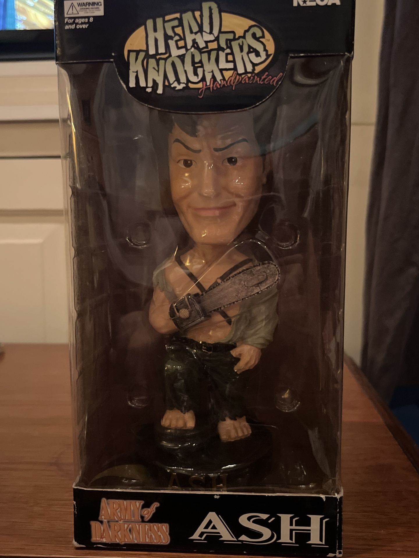 NECA Head Knockers “Ash” Bobblehead – Army of Darkness – New in Box
