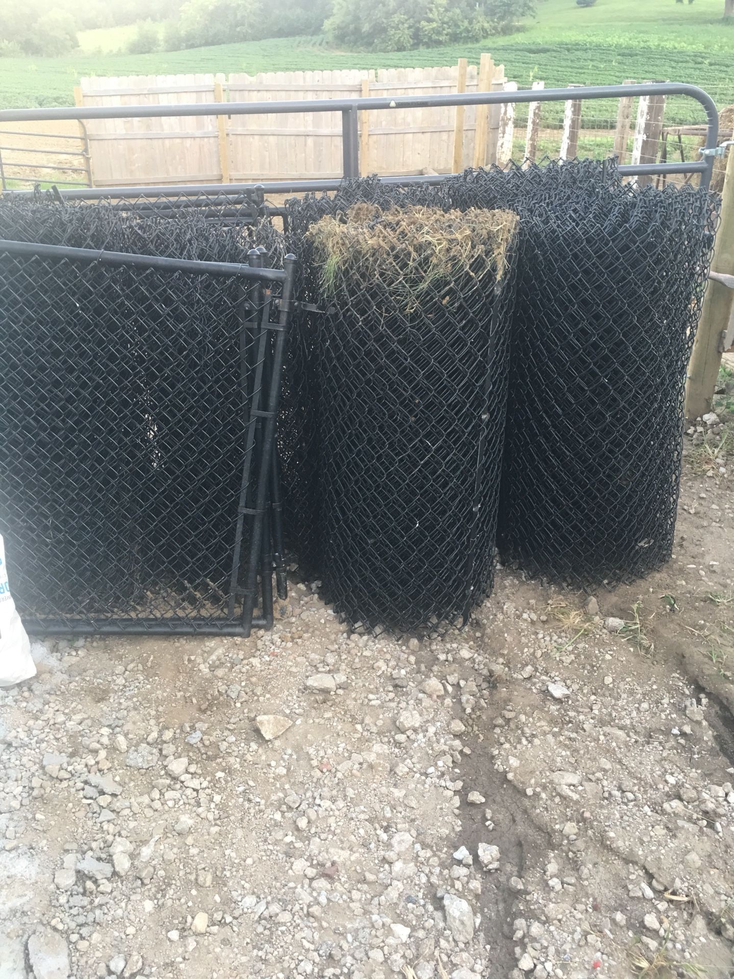 Chain link fence