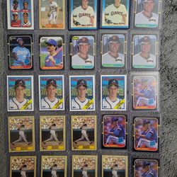 25 Card Lot of Classic 80s Rookie Cards Featuring Bo Jackson, Barry Bonds, Greg Maddux & More.