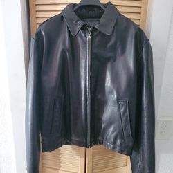 Banana Republic Leather Jacket Mens  L
