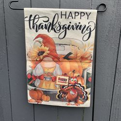 Brand New Happy thanksgiving garden stand