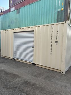20ft Shipping Container w/ Custom Side Roll-Up Door – Easy Access!