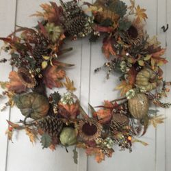 Fall Wreath & Swag