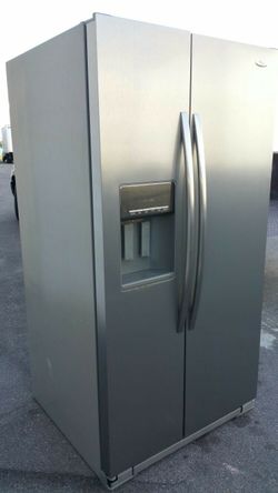 Whirlpool stainless steel fridge