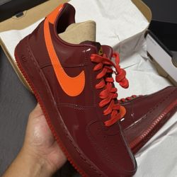 Nike Air Force Patent Leather Team Red