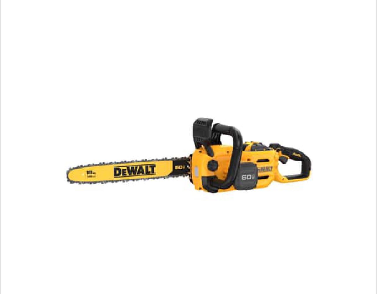 DeWalt 60V MAX DCCS672X1 18 in. 40.9 cc 60 V Battery Chainsaw Kit (Battery & Charger)