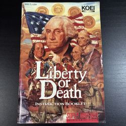 Liberty or Death Manual for Super Nintendo