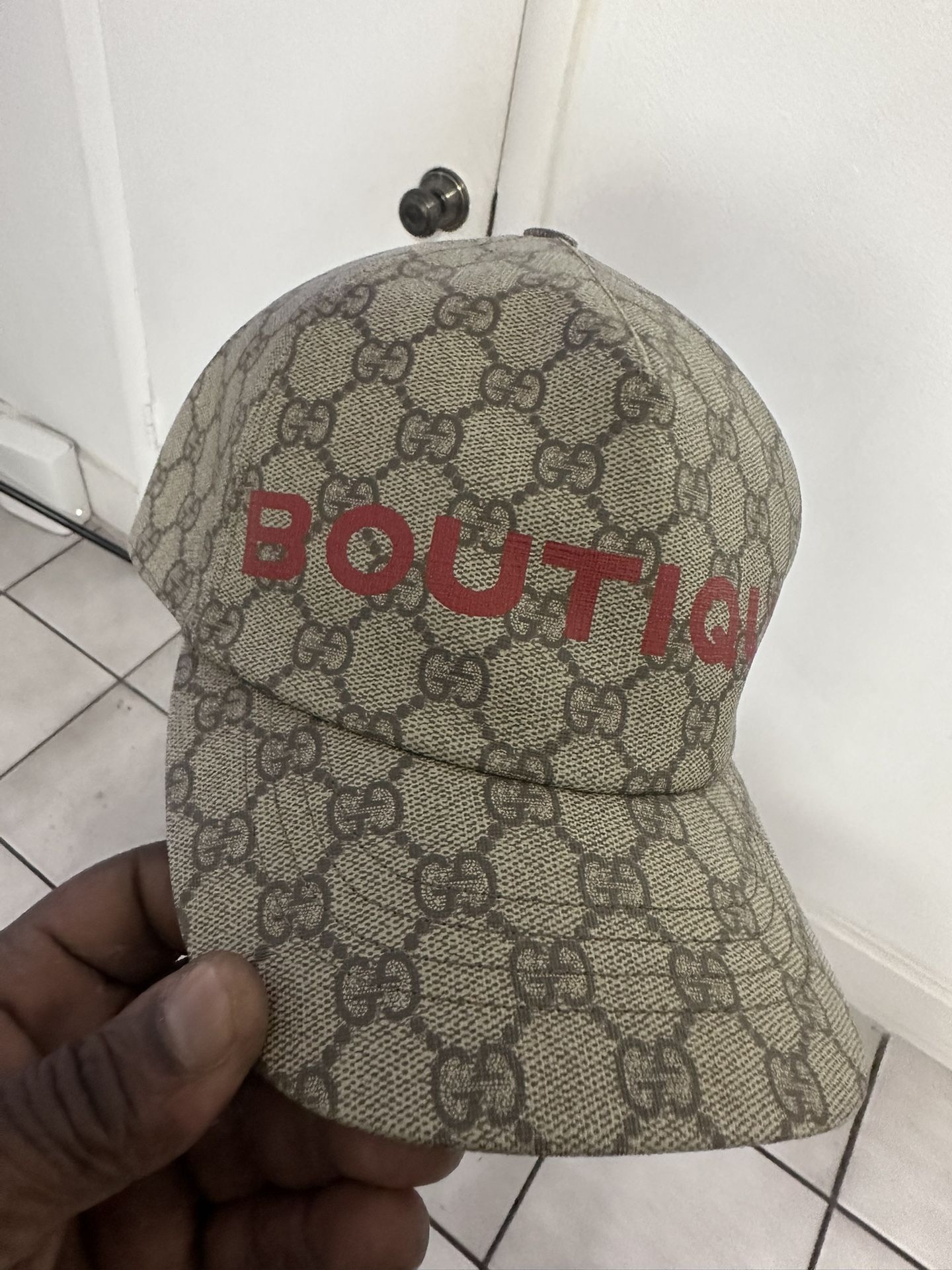 Gucci Boutique Leather Hat