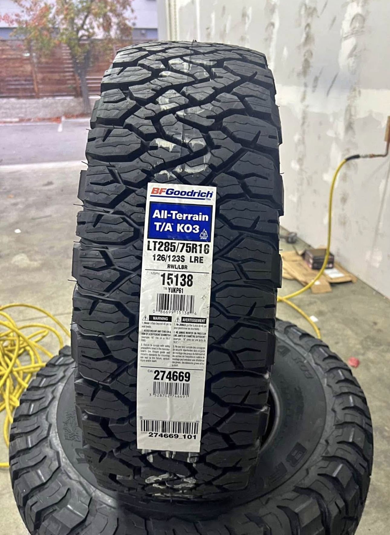 New Tires 285/75R16 BFGoodrich All Terrain TA KO3 In Stock For Sale ...
