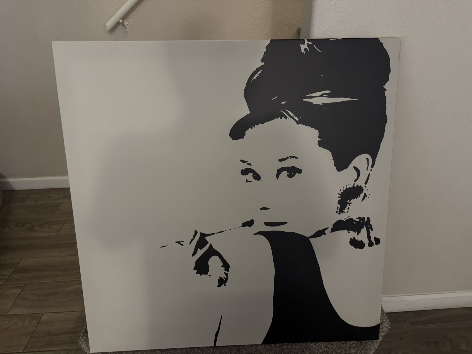 Large Audrey Hepburn Canvas Art