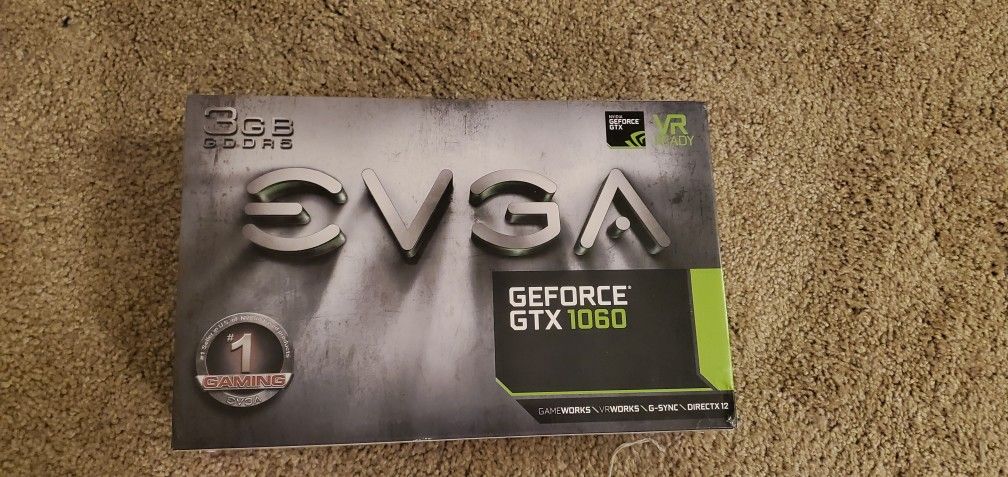 EVGA Geforce GTX 1060 GPU 3 GB