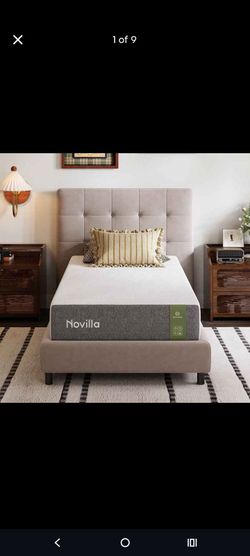 Novilla Memory Foam 6 Inch Twin Mattress in a Box
NanoGel Memory Foam, Cool Night Sleep, High-Density Support Foam, Spine Support & Motion Isolation, 