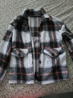 Woman Plaid Fleece 
