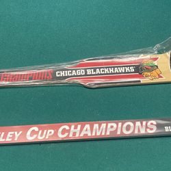 Chicago Blackhawks 2010 & 2013 NH L Replica Mini Hockey Sticks 