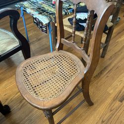 6 - 1920’s Antique Cane Chairs Need Restoration 