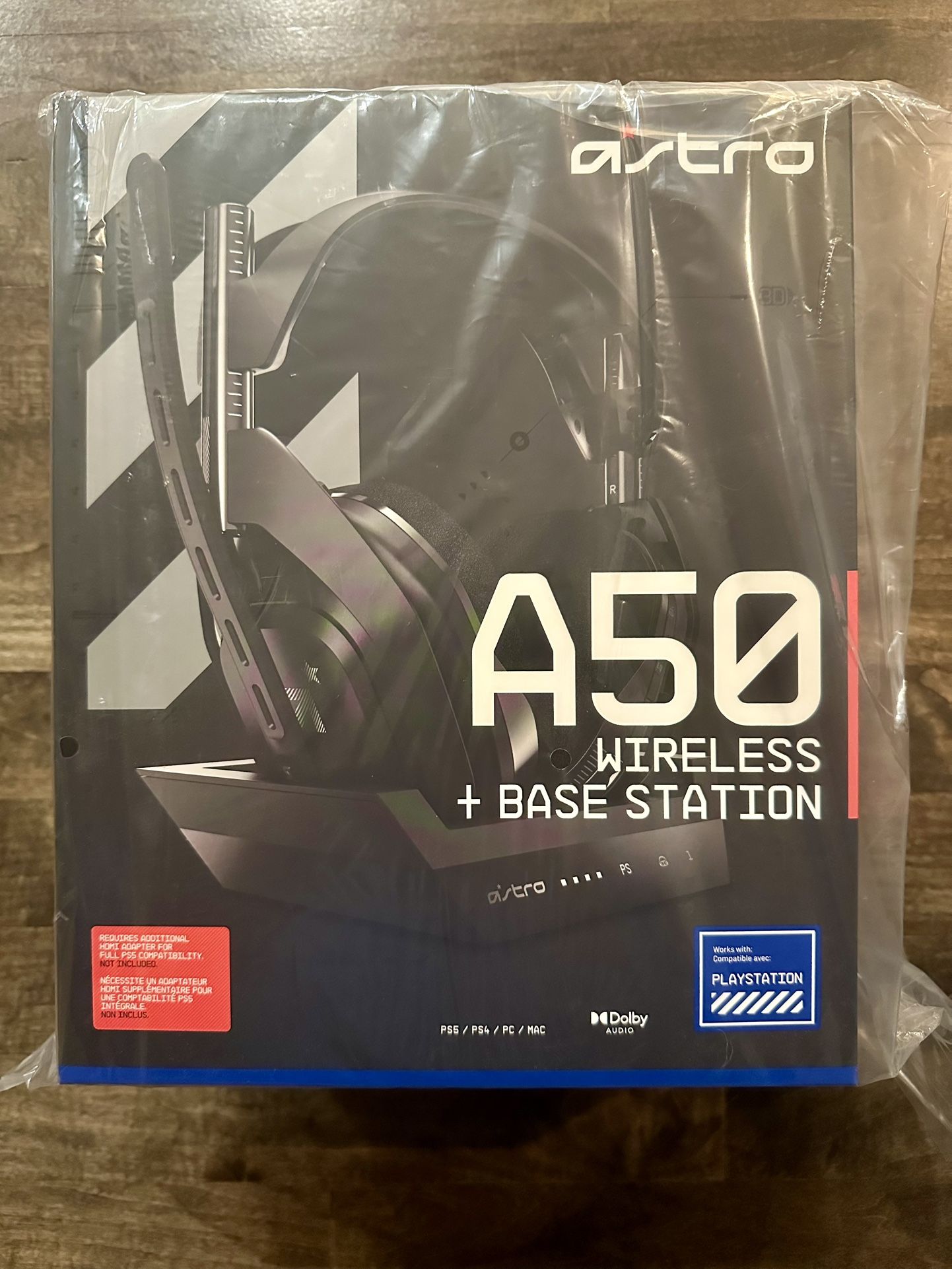 Astro A50 Gen 4 Wireless Gaming Headset + Base Station, PS4, Black ((contact info removed)73)