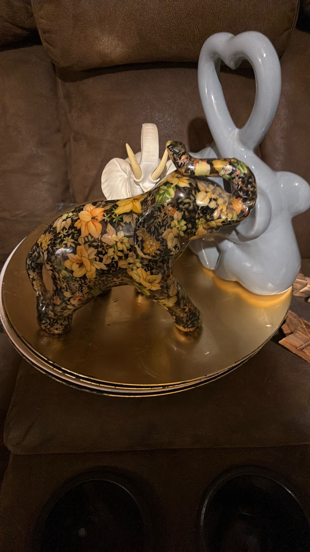 Ceramic elephants