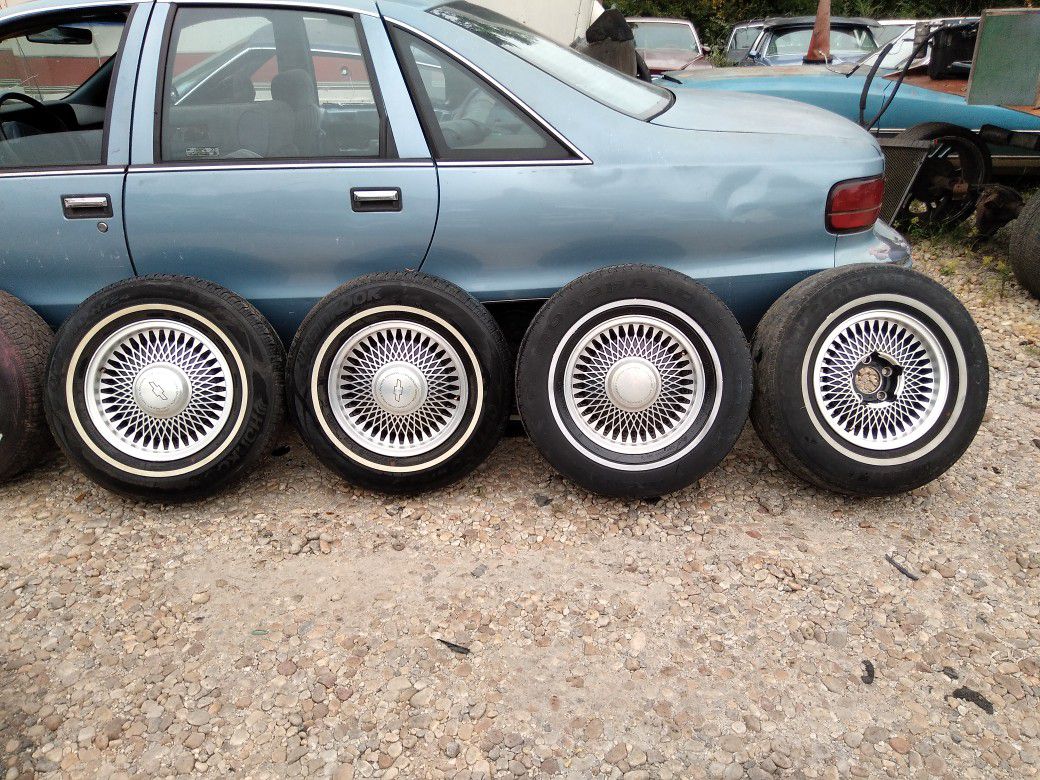 5×5 Bubble Chevy Wheels $350