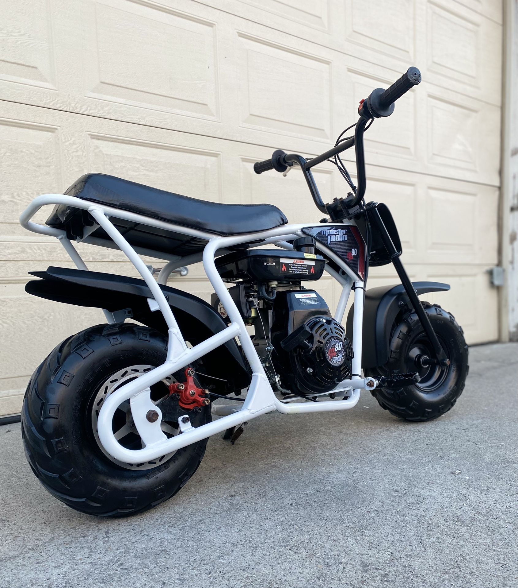 Motocross Gear Monster Moto 80cc Mini Bike For Sale Exhaust